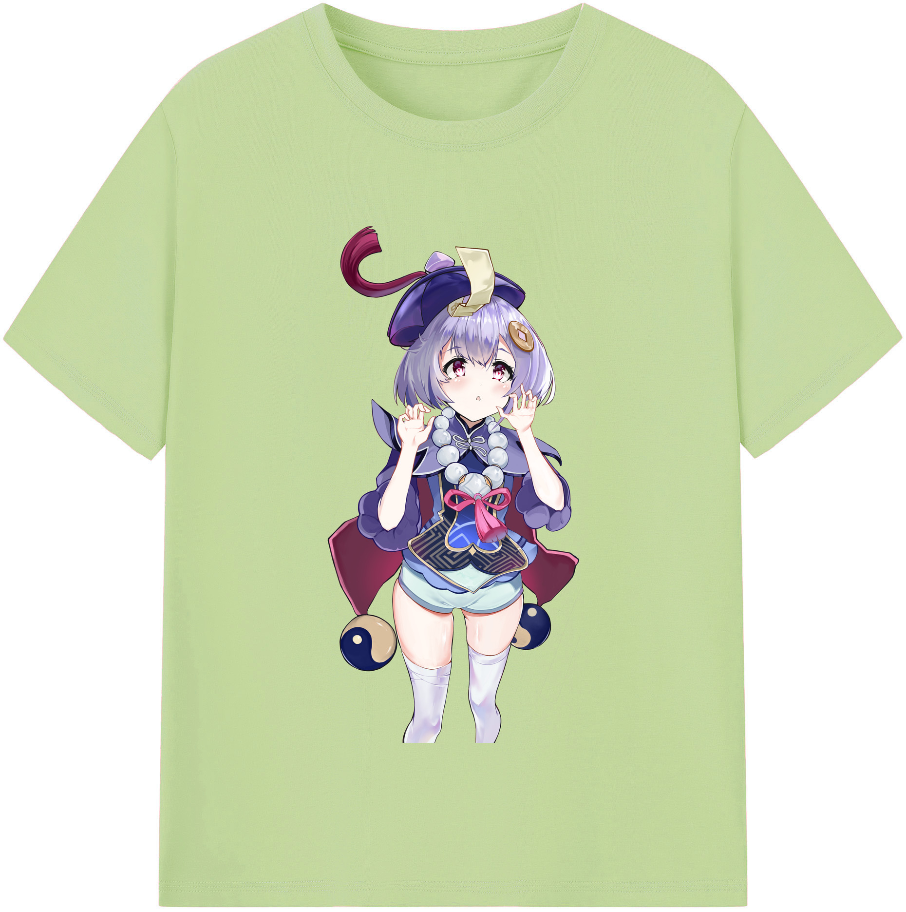 げんし神 七七 なな  genshin Nana 綿100％半袖Tシャツ（フロントプリント）
